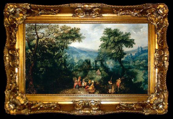 framed  VINCKBOONS, David Extensive Landscape, ta009-2